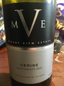 Mount View Estate Cerise Merlot/Cabernet Sauvignon/ Cabernet Franc 2016